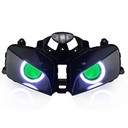 091 Headlight Halo Eyes Hid Kit Lightings Honda Cbr600Rr 2003-2006 Green Demon Eye